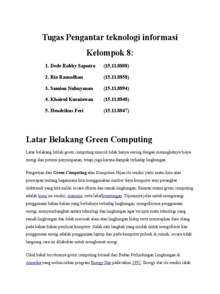 It Infrastructure And Emerging Technologies Ppt Download Sasaran utama dari green computing adalah bumi manusia beserta keuntungannya.