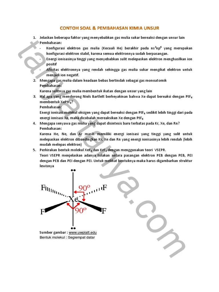 Pembahasan Kimia Unsur | PDF