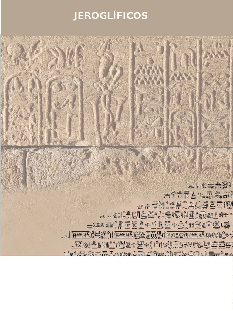 Jeroglíficos | PDF | Jeroglíficos Egipcios | Antiguo Egipto