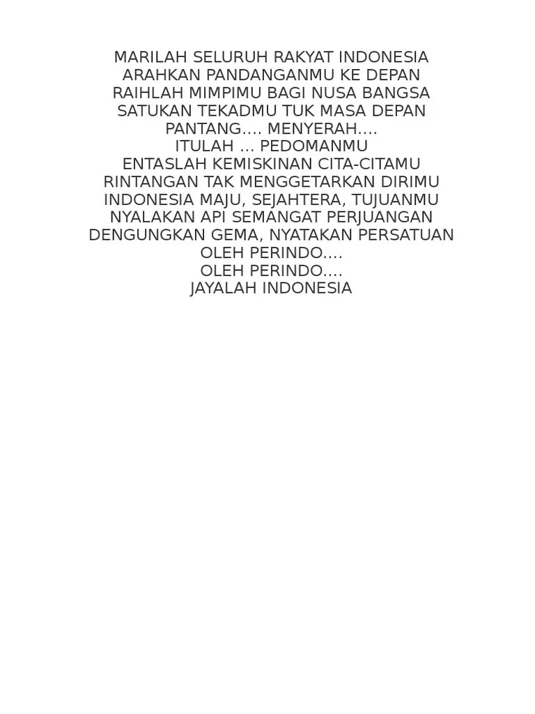 Dapatkan informasi, inspirasi dan insight di email kamu. Lirik Lagu Mars Perindo Pdf
