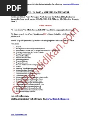 Tiga komponen inti rpp 1 lembar terdiri dari: Rpp Kimia Kurikulum 2013 Kelas Xii Semester 2 Pdf