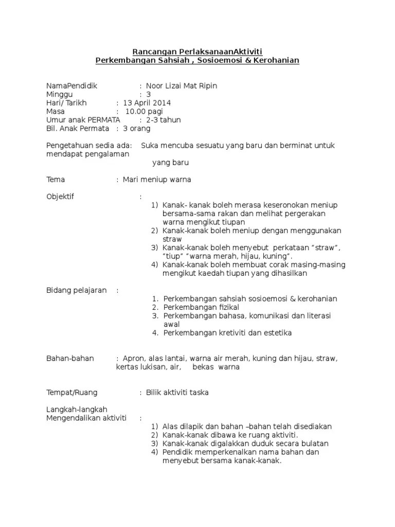 Contoh Aktiviti Perkembangan Sahsiah Sosioemosi Dan Kerohanian / 6 1 Perkembangan Sahsiah Sosioemosi Dan Kerohanian Flip Ebook Pages 1 10 Anyflip