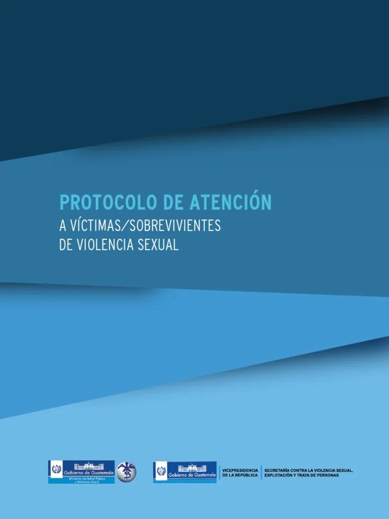 Protocolo De Violencia Sexual 2015 | PDF | La Violencia Contra Las Mujeres | La Sexualidad Humana