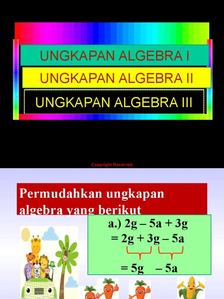 Chapter 6 Module Algebraic Expressions III | PDF | Fraction ...