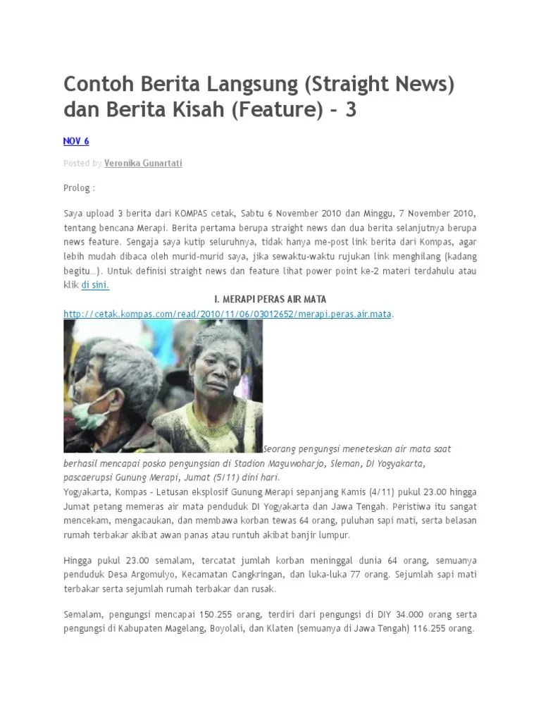 Feature memiliki pengertian sebagai gaya penulisan berita yang dibungkus. Contoh Feature Pdf