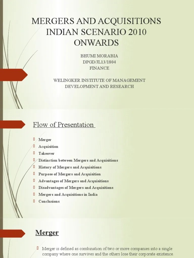 Mergers And Acquisitions | PDF | Takeover | Mergers And Acquisitions