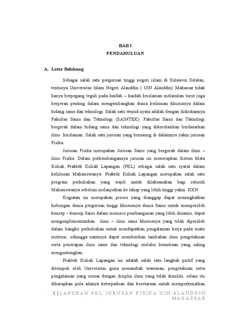 Untuk menyusun landasan teori, penulis . Contoh Laporan Praktek Kerja Lapangan Pkl Pdf