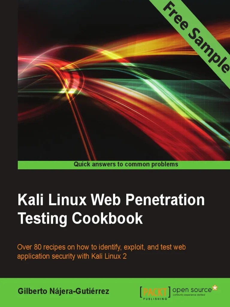 Kali Linux Web Penetration Testing Cookbook - Sample Chapter | PDF ...