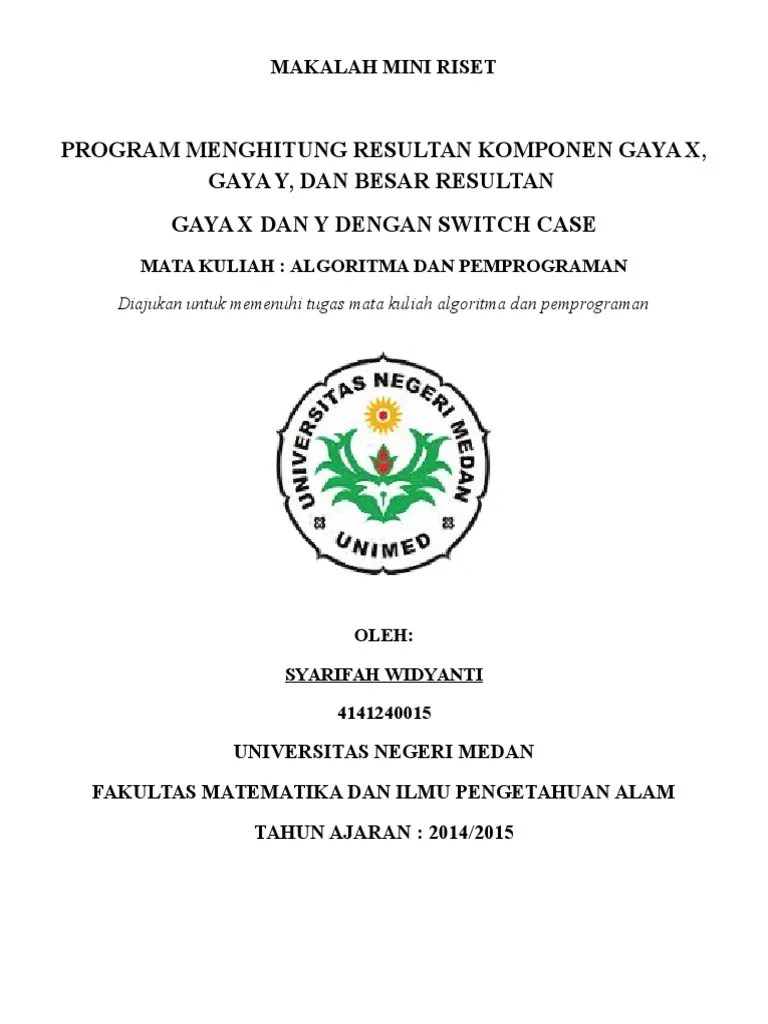 Makalah Mini Riset | PDF