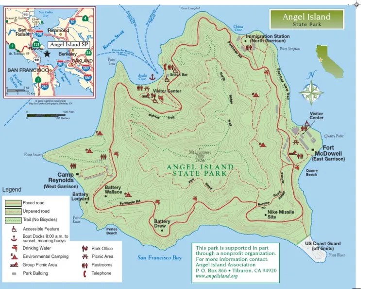 Angel Island Map PDF Travel.