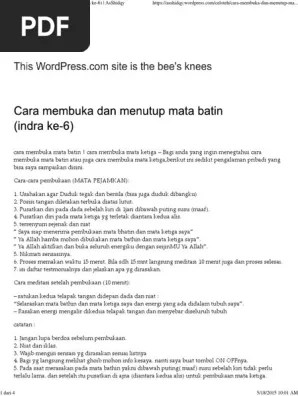 Banyak orang yang ingin tahu cara membuka mata batin. Cara Membuka Dan Menutup Mata Batin Indra Ke 6 Asshidqy Pdf