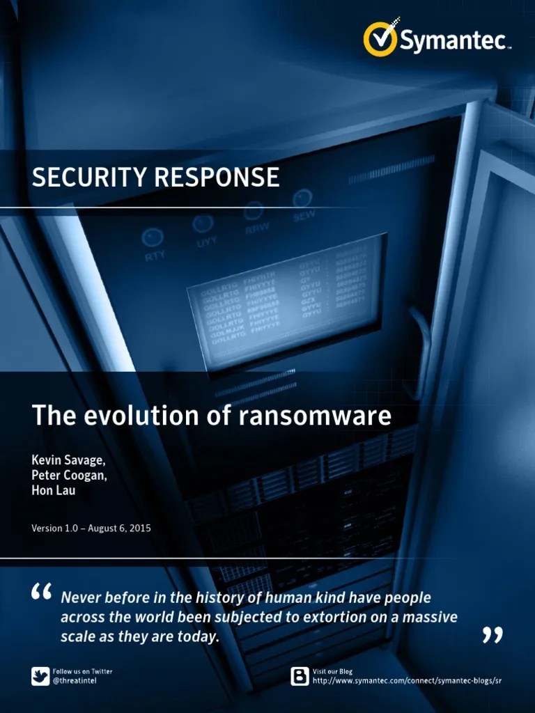 The Evolution Of Ransomware | PDF | Ransomware | Android (Operating System)