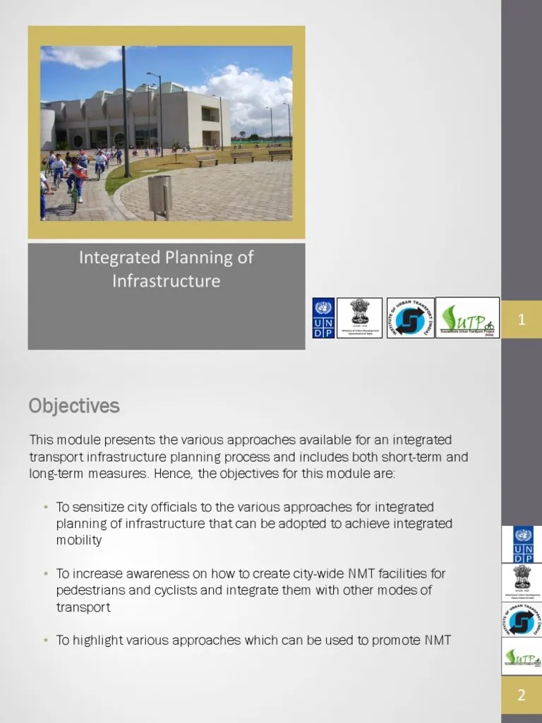 Presentation Integrated Infrastructure Planning | Download Free PDF | Cycling Infrastructure ...