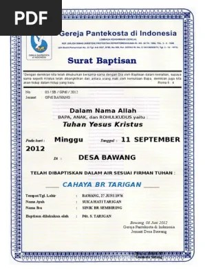 Khotbah kristen di gereja saat ini lebih modern. Contoh Kop Surat Gereja Gpdi - Contoh Kop Surat
