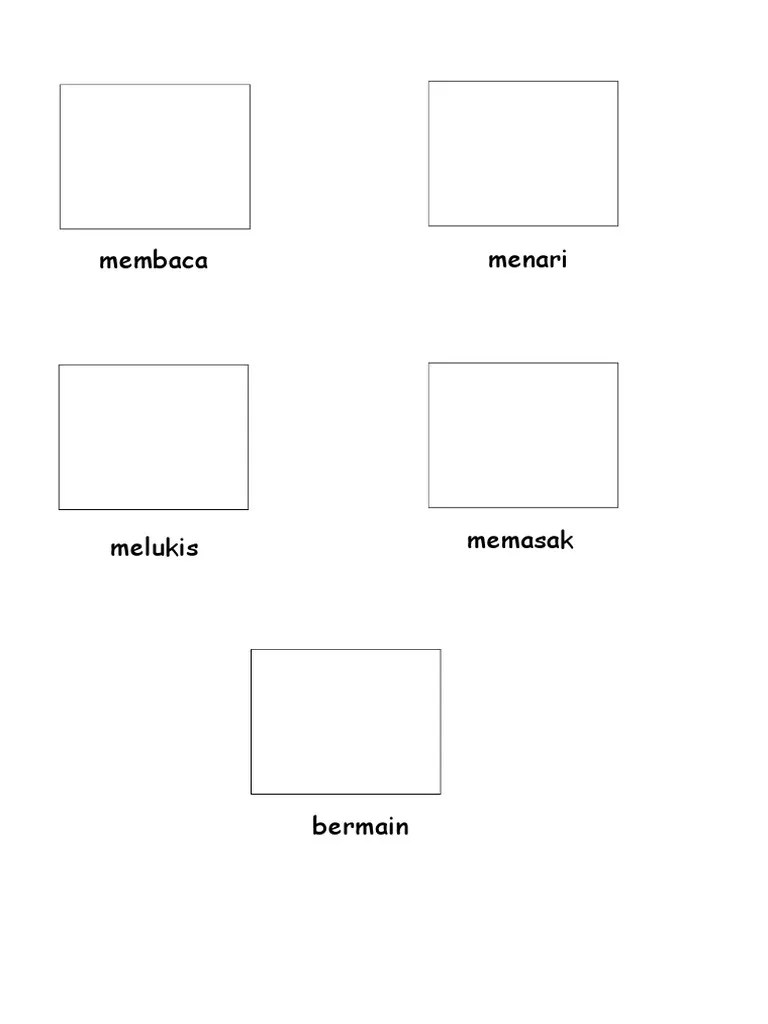 Mari belajar menggambar & melukis rumah bersama dengan mudah.seni itu bagus. Lembaran Kerja Bm Prasekolah Tema Hobi Pdf