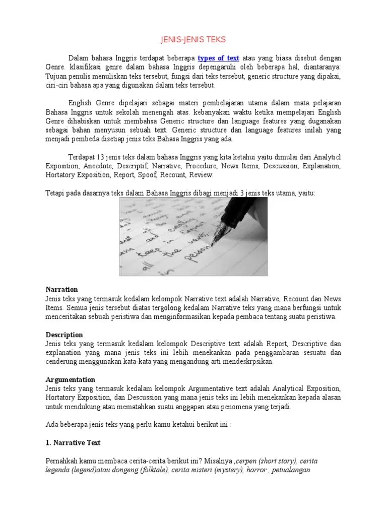 Story telling adalah cara yang dilakukan untuk menyampaikan suatu cerita . Jenis Jenis Teks Pdf Gajah Daya Nuklir