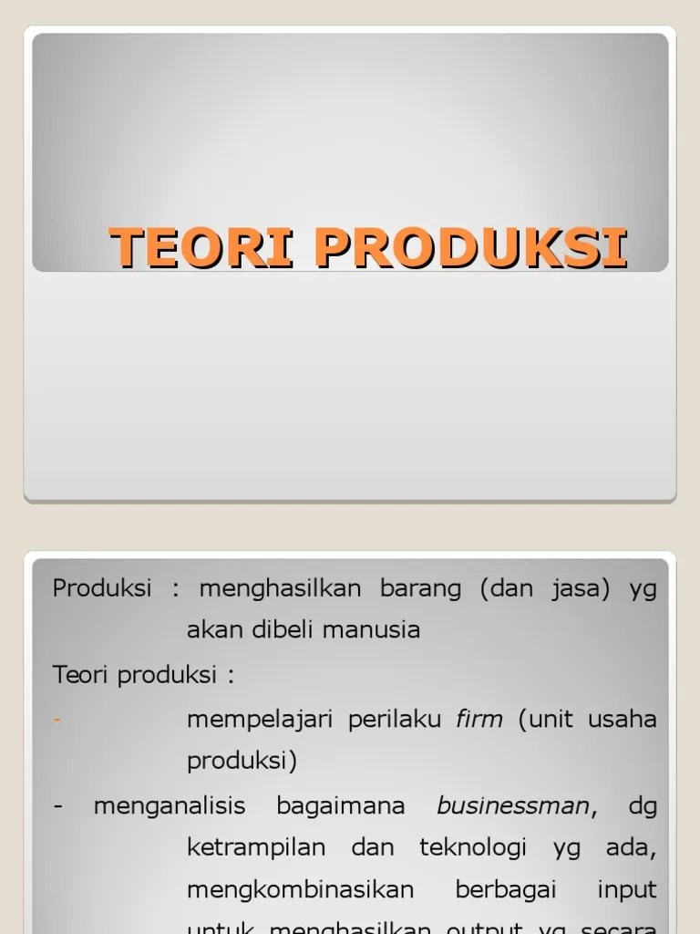Sesungguhnya setiap amalan itu dikira dengan. Contoh Soal Produksi Marginal Dan Produksi Rata Rata