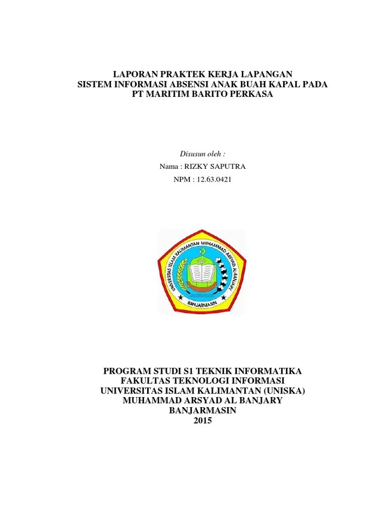 Contoh Ppt Laporan Pkl Mahasiswa Teknik Sipil Seputar Laporan Cute766