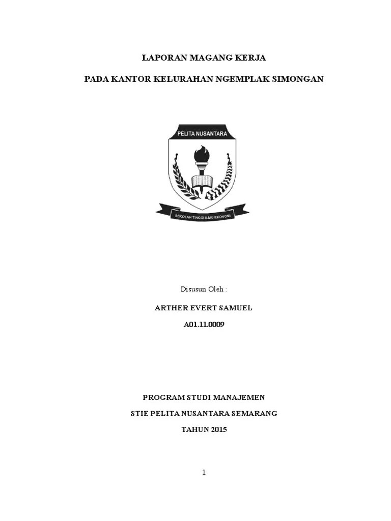Tidak semua jurusan atau program studi menerapkan format laporan sama untuk mahasiswa magang, sehingga kamu perlu mencari tahu format yang sudah ditetapkan agar bisa menyesuaikan data yang diperlukan … Contoh Laporan Magang Kerja Pdf