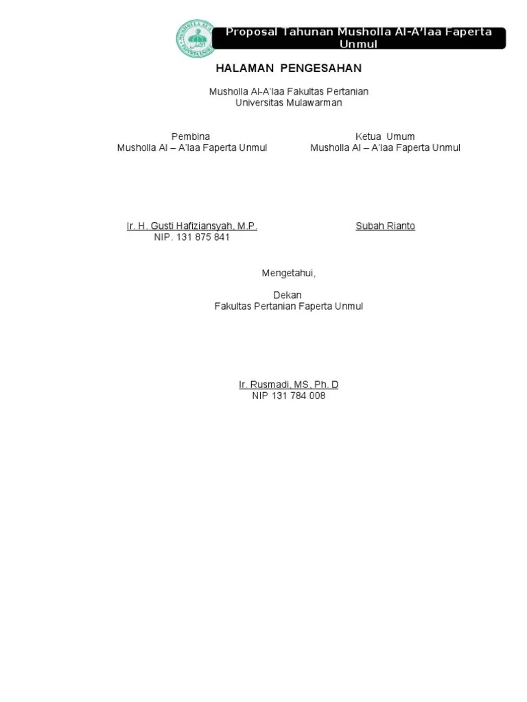 Jaim, rt 004 / rw 002, kelurahan petukangan selatan, kecamatan pesanggrahan, kota administrasi jakarta selatan wassalammualaikum warahmatullahi wabarakatuh panitia pembangunan renovasi musholla al madinah. Proposal Tahunan Musholla