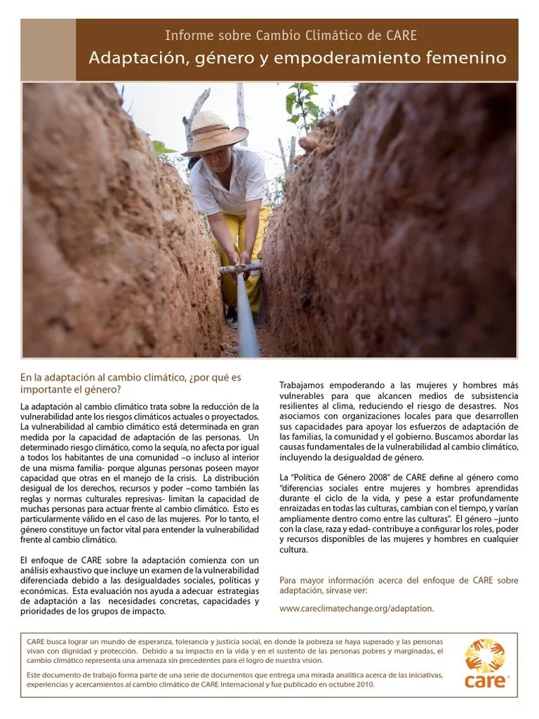 Adaptacion Genero Y Empoderamiento Femenino | PDF | Empoderamiento | Mujer