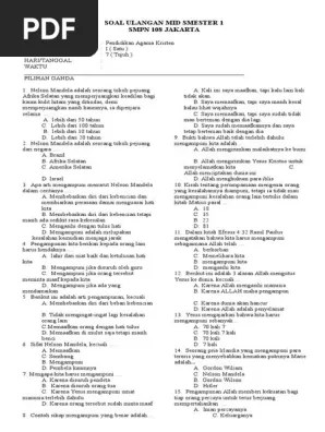 Download contoh soal bahasa inggris kelas 7 kurikulum 2013. Soal Ulangan Mid Smester 1 K 13 2014 Pdf