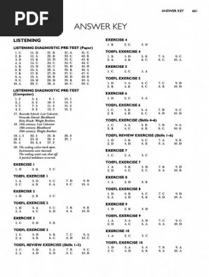 Soal latihan listening beserta kunci jawaban part 1 answer key listening toefl longman jawaban soal listening bahasa inggris guru ilmu sosial doc toefl ramadhan rosyiq academia edu. Answer Key Listening Toefl Longman Pdf
