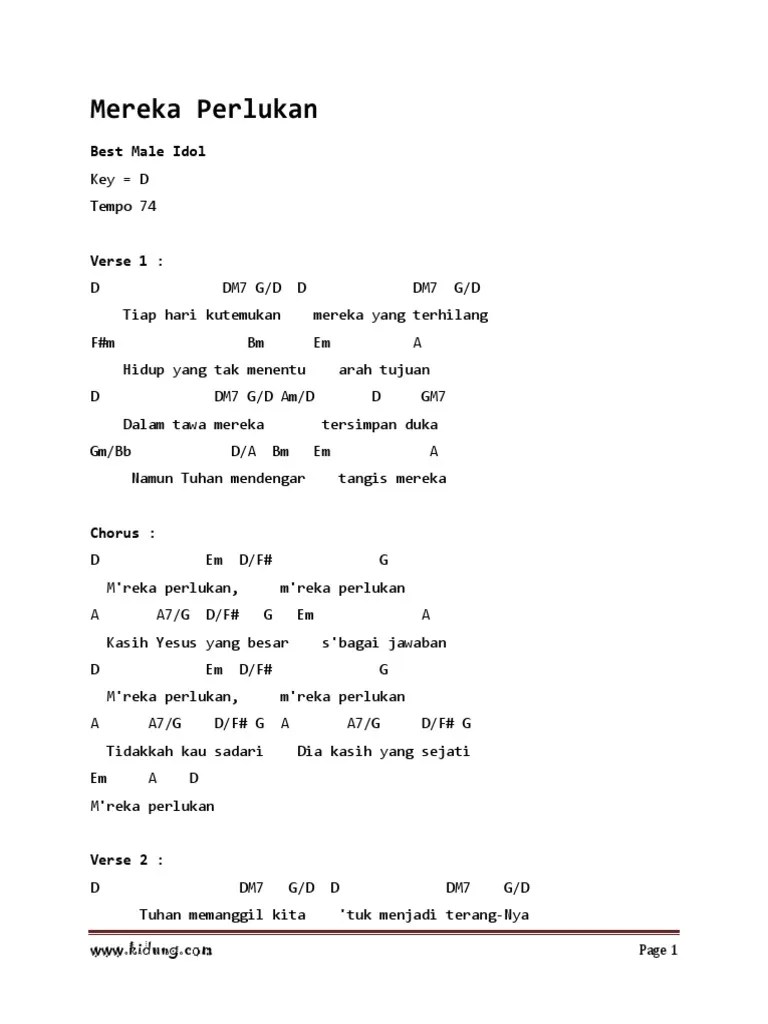 Chord# Mereka Perlukan | PDF