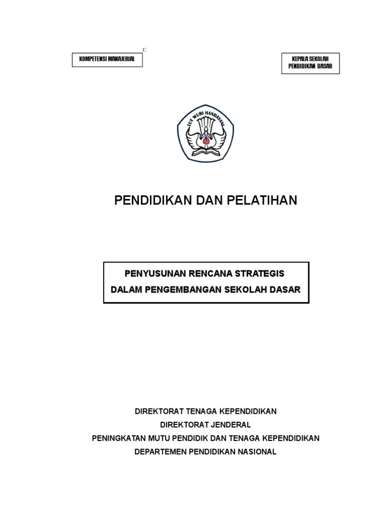 20 B1 8 Penyusunan Renstra Dalam Pengembangan SD | PDF