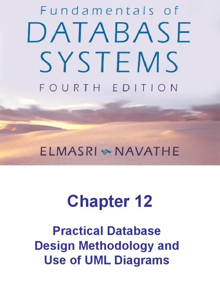 Chap12-Practical Database Design Methodology And Use Of UML Diagrams ...