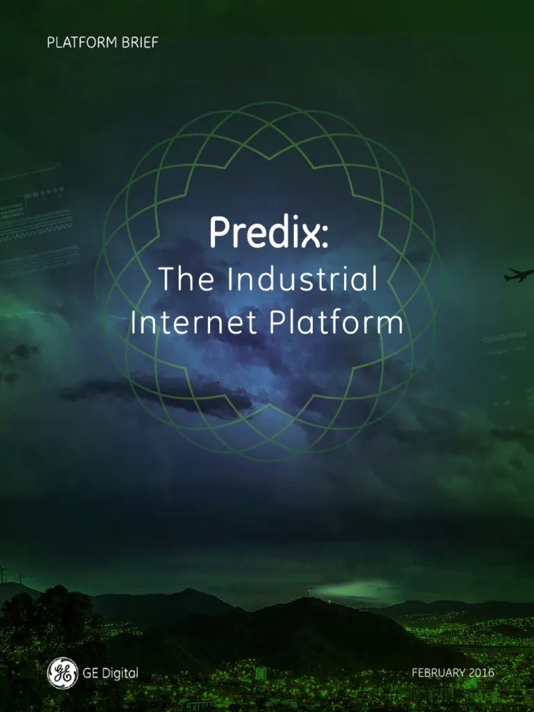 GE Digital Predix Platform Brief | PDF | Cloud Computing | Analytics