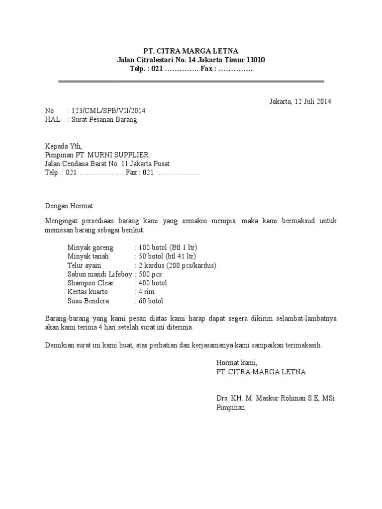 Surat Permintaan Belanja Modal Form1 Pdf Contoh Surat Pesanan Barang doc.