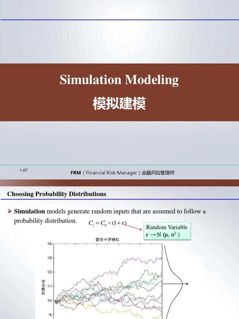 2.15 Simulation+Modeling+模拟建模 | PDF | Normal Distribution | Probability ...