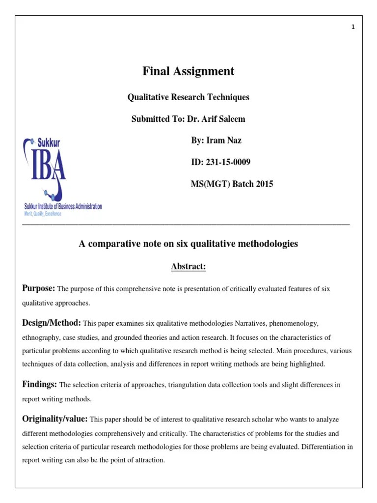 Click on the ad to read more. concept paper 3rd draft (1).pdf | Qualitative Research | Narrative | Free 30-day Trial | Scribd