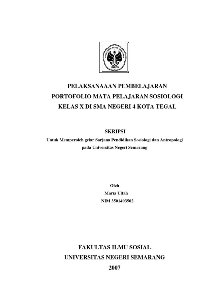Sosiologi guna meningkatkan motivasi belajar siswa di kelas x sma; Portofolio Mapel Sosiologi Pdf