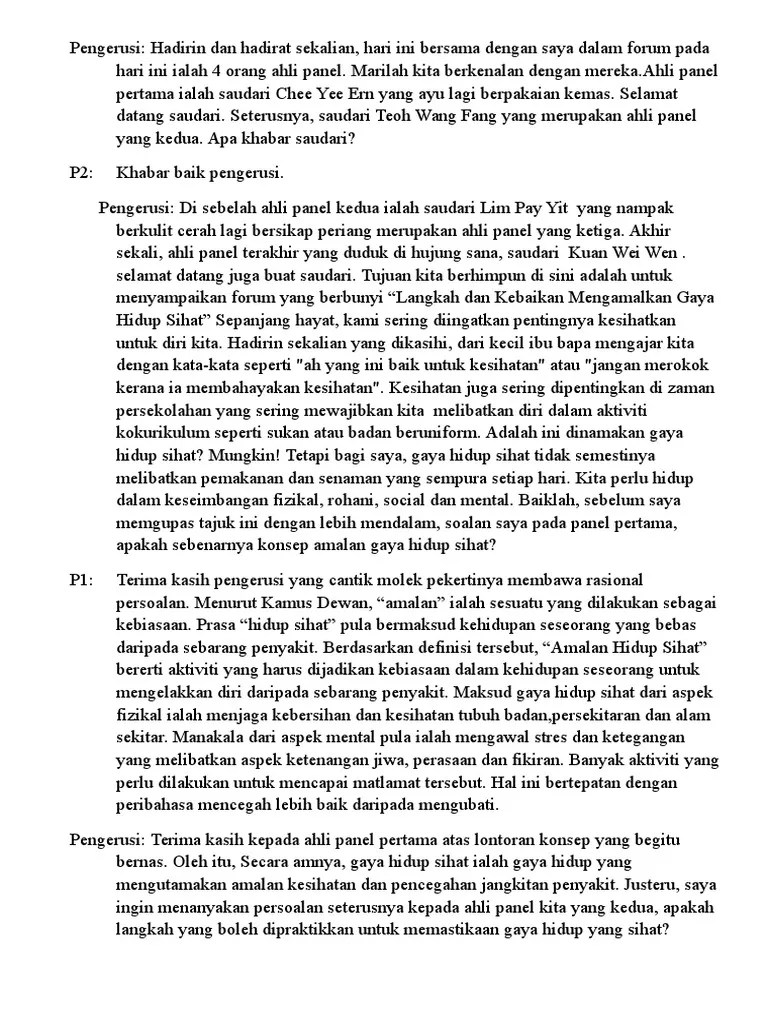 Peribahasa Gaya Hidup Sihat - Peribahasa Penting Spm
