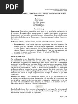 Condensador Y Bobina Inductor Inductancia