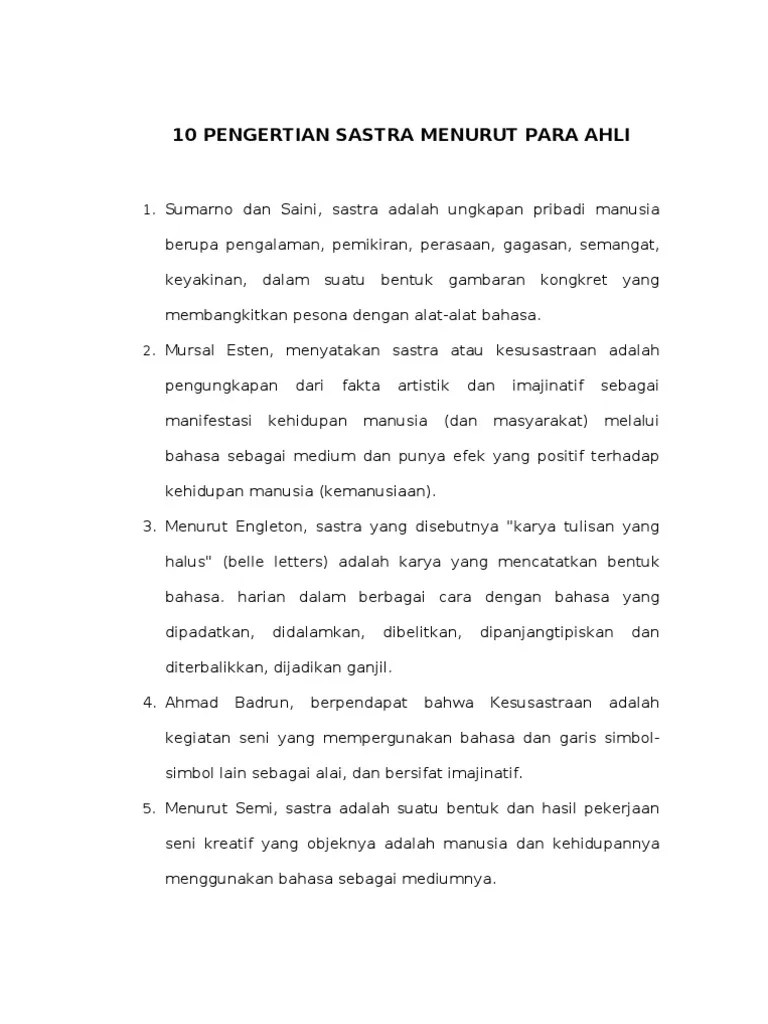Pengertian Sastra Jenis Jenis Fungsi Dan Struktur Karya Sastra Berita Pendidikan Sedang Trending 