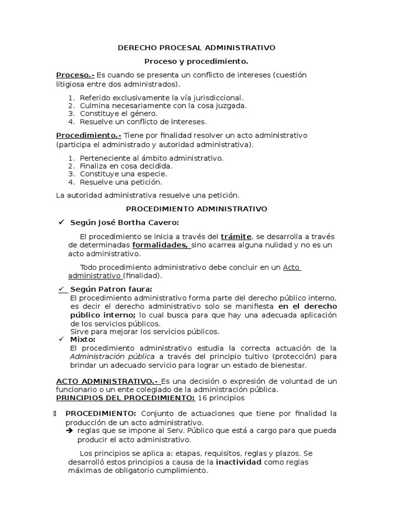 Derecho Procesal Administrativo | Descargar Gratis PDF | Ciencias Políticas | Esfera Pública