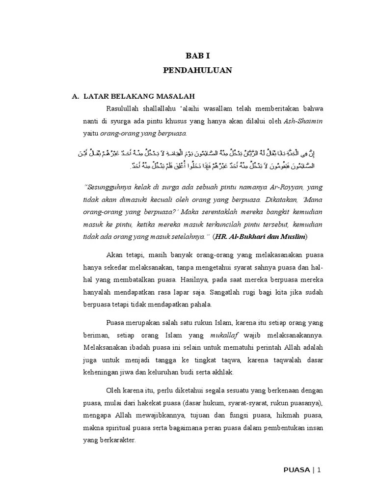 Makalah PUASA | PDF