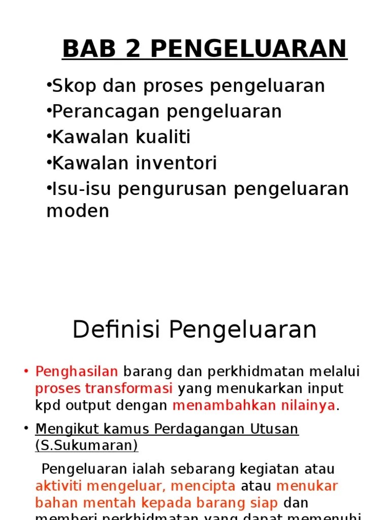 Maksud Proses Pengeluaran Mengikut Tokoh Pertanian Adalah Perniagaan Usahawan Com Menekan Biaya Pengeluaran Untuk Pegawai C D Jam Malam