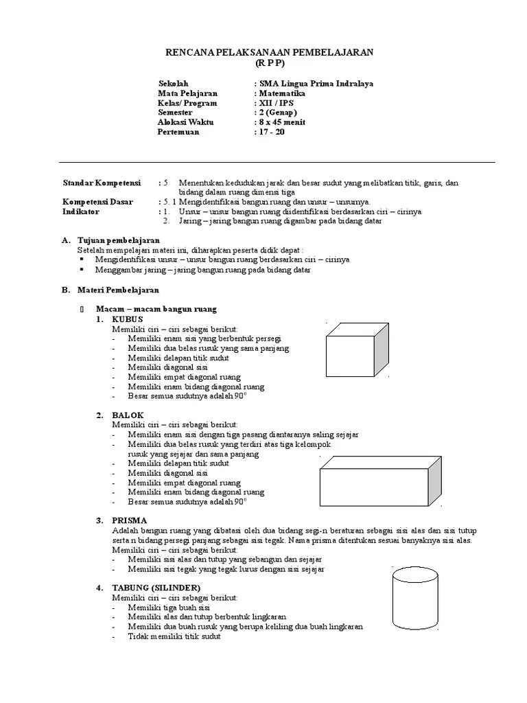 Dilansir dari bbc, bangun datar memiliki sisi, simpul, dan terkadang garis yang simetri pada bentuk yang berarturan. Dimensi3 Kd 1