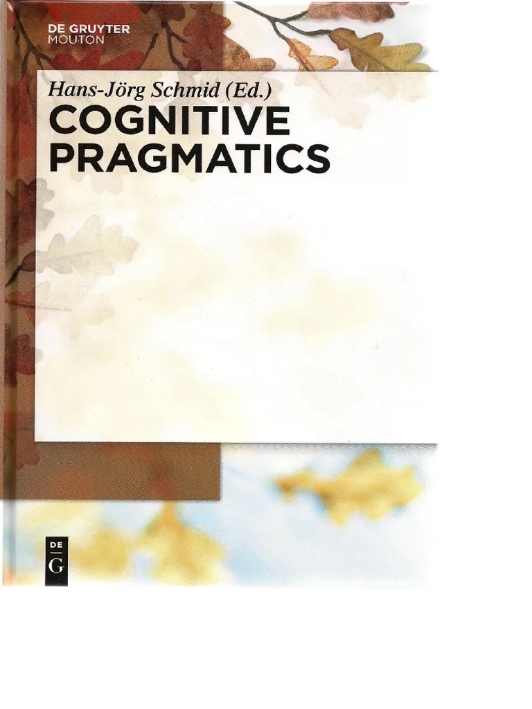 Cognitive Pragmatics | PDF | Autism | Linguistics