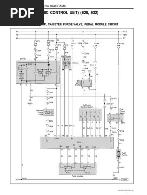 Read or download 1987 bmw wiring diagram at. Ecu Electronic Control Unit E28 E32 1 2002 Model Pdf Electrical Connector Vehicles