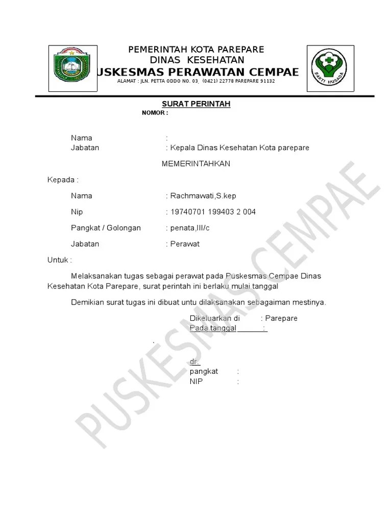 Surat Perintah | PDF