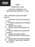 Modul sains tingkatan 3 bab 1 rangsangan dan gerak balas. Lampiran Jawapan Bukutekssainstg3 Pdf