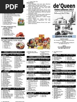 Paket mamah amel 2018/1438 hpaket anak box (kontener) 30 l + roda rp. Brosur Arisan Lebaran Dequeen 2017 Pdf