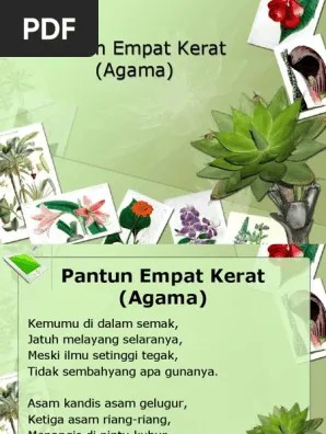 Pantun dua kerat · banyak udang banyak garam. Pantun Empat Kerat Agama Pdf