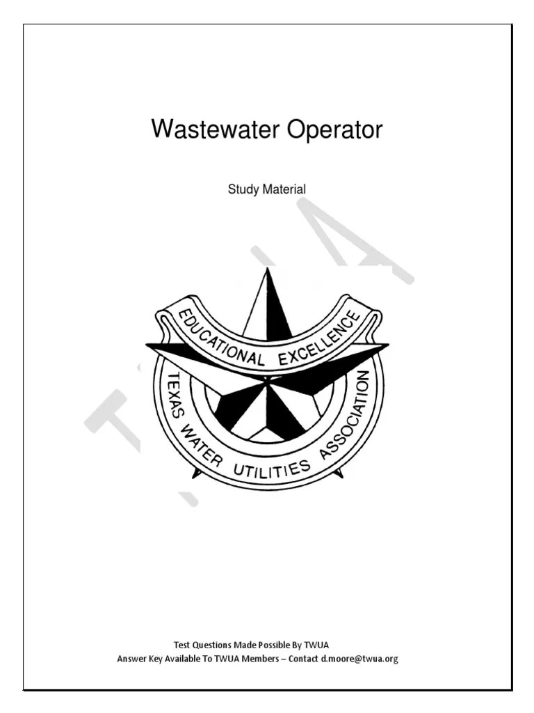 Wastewater Study Guide | Download Free PDF | Sewage Treatment | Wastewater