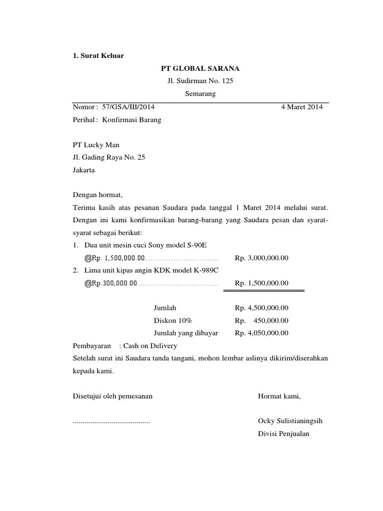 16 Contoh Surat Masuk Perusahaan Dinas Resmi Dll Contoh Surat 